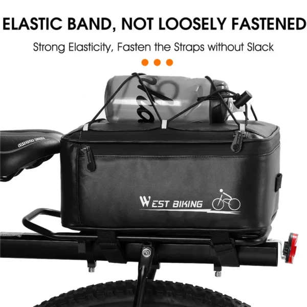 Waterproof Bicycle Back Seat Bag – Durable and Spacious for All Cyclists