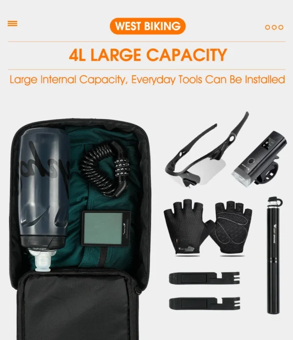 Waterproof Bicycle Back Seat Bag – Durable and Spacious for All Cyclists