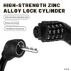 Secure Portable Cable Lock – Durable and Anti-Theft Solution