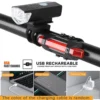 Rechargeable Bike Light Set – Bright, Durable, and Waterproof