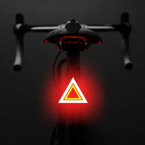 Enhance Your Rides with the Heart-Shaped LED Bike Taillight