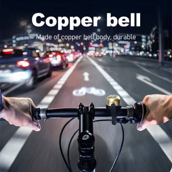 Elegant Anti-Theft Bike Bell for Safety and Style