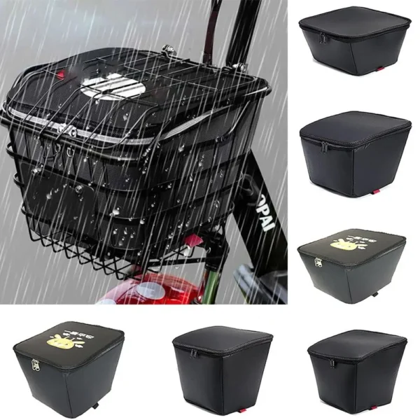 "Waterproof Bicycle Storage Basket"