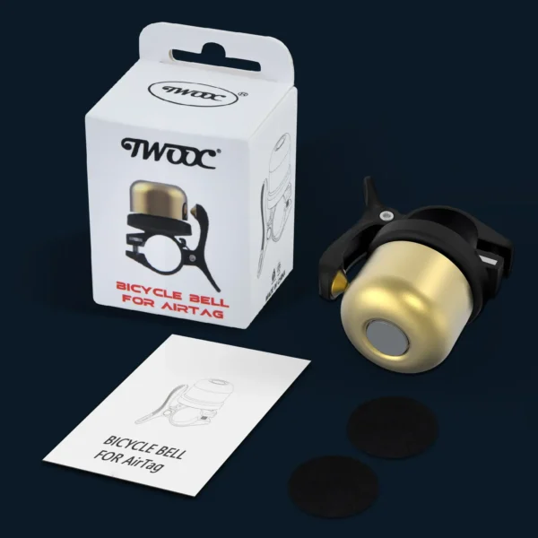 Concealed AirTag Bike Bell – Secure, Stylish, and Weatherproof