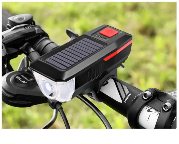 Solar Powered Bike Light – Eco-Friendly and Multifunctional