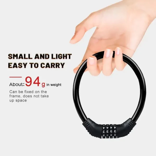 Secure Portable Cable Lock – Durable and Anti-Theft Solution