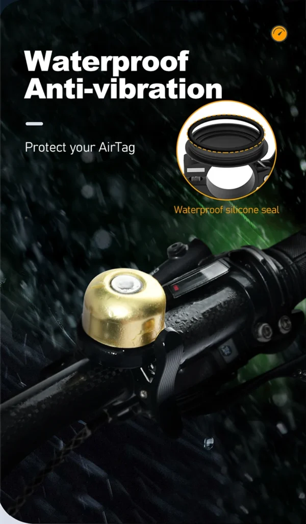 Elegant Anti-Theft Bike Bell for Safety and Style