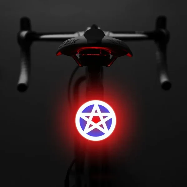 Enhance Your Rides with the Heart-Shaped LED Bike Taillight