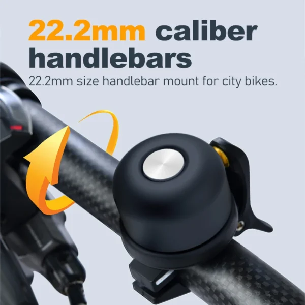 Elegant Anti-Theft Bike Bell for Safety and Style