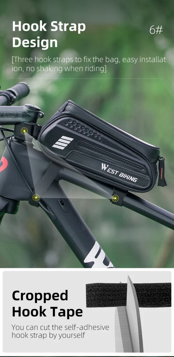 West Biking Waterproof Bike Phone Bag – All-Weather Cycling Essential