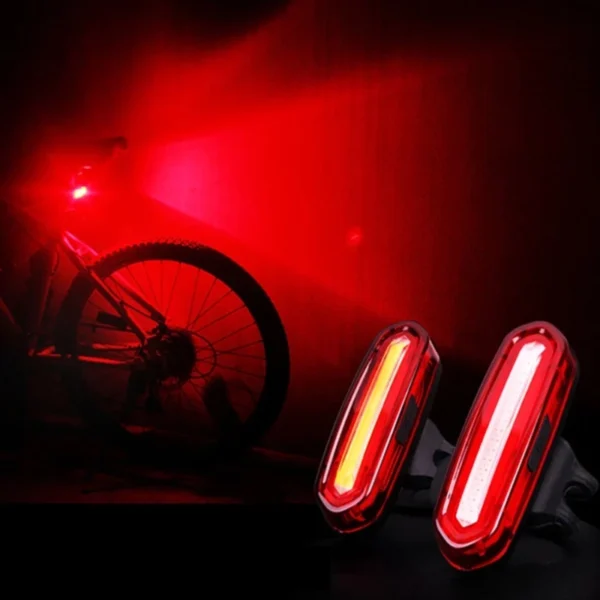 Bright and Durable USB Rechargeable Bike Tail Light